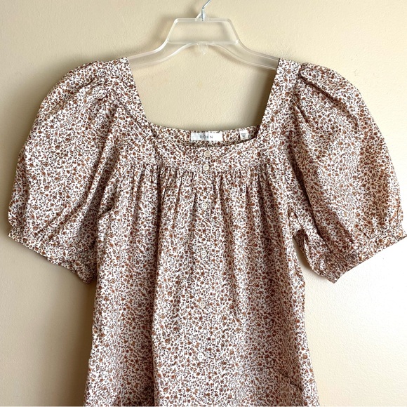 DÔEN Meadow Dress in Sienna Champignon Floral - Picture 8 of 15